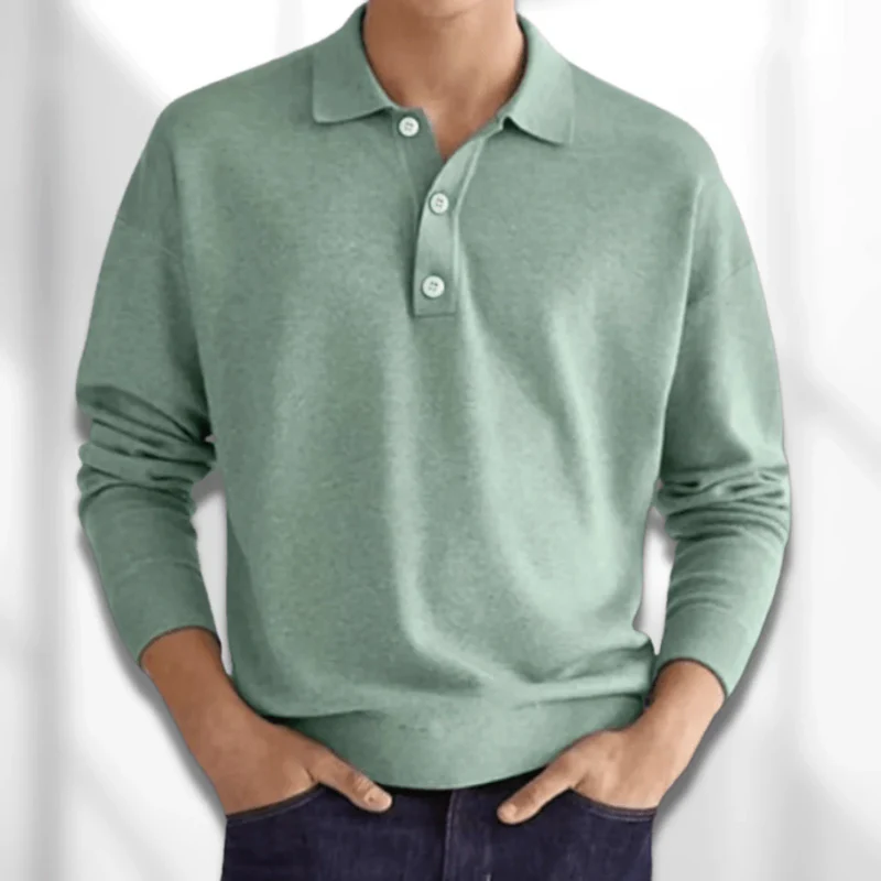 Herren eleganter Polopullover | Warmer - Image 5