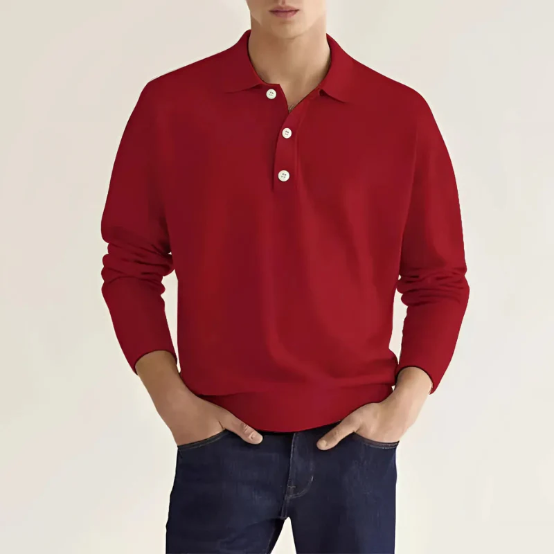 Herren eleganter Polopullover | Warmer - Image 6