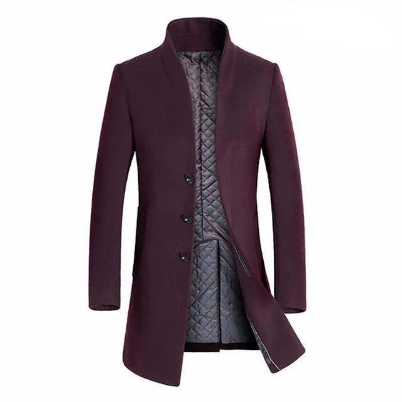 Herren eleganter weicher strickjacke | Lang - Image 4