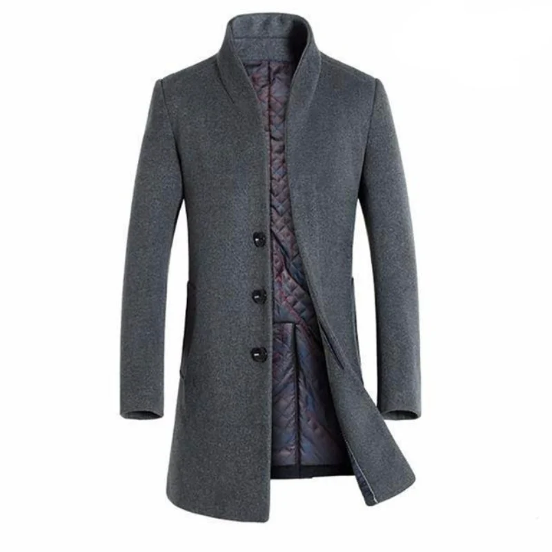 Herren eleganter weicher strickjacke | Lang - Image 5