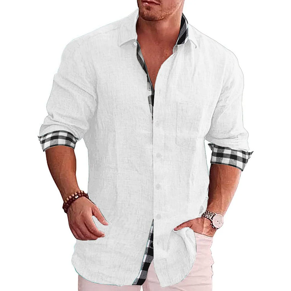 Herren Elegantes Klassisches Hemd | Vielseitig Langarm Hemden - Image 2