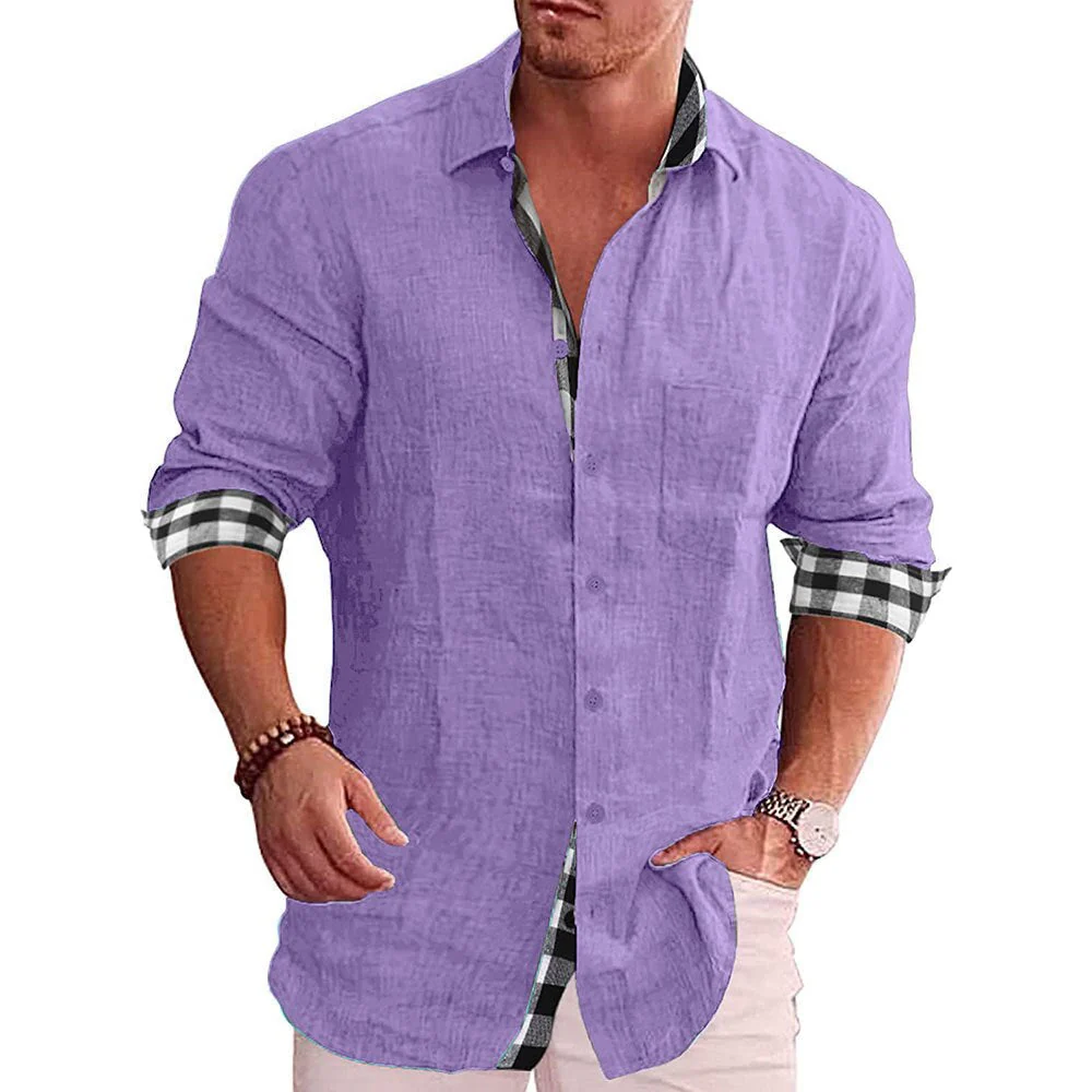 Herren Elegantes Klassisches Hemd | Vielseitig Langarm Hemden - Image 4