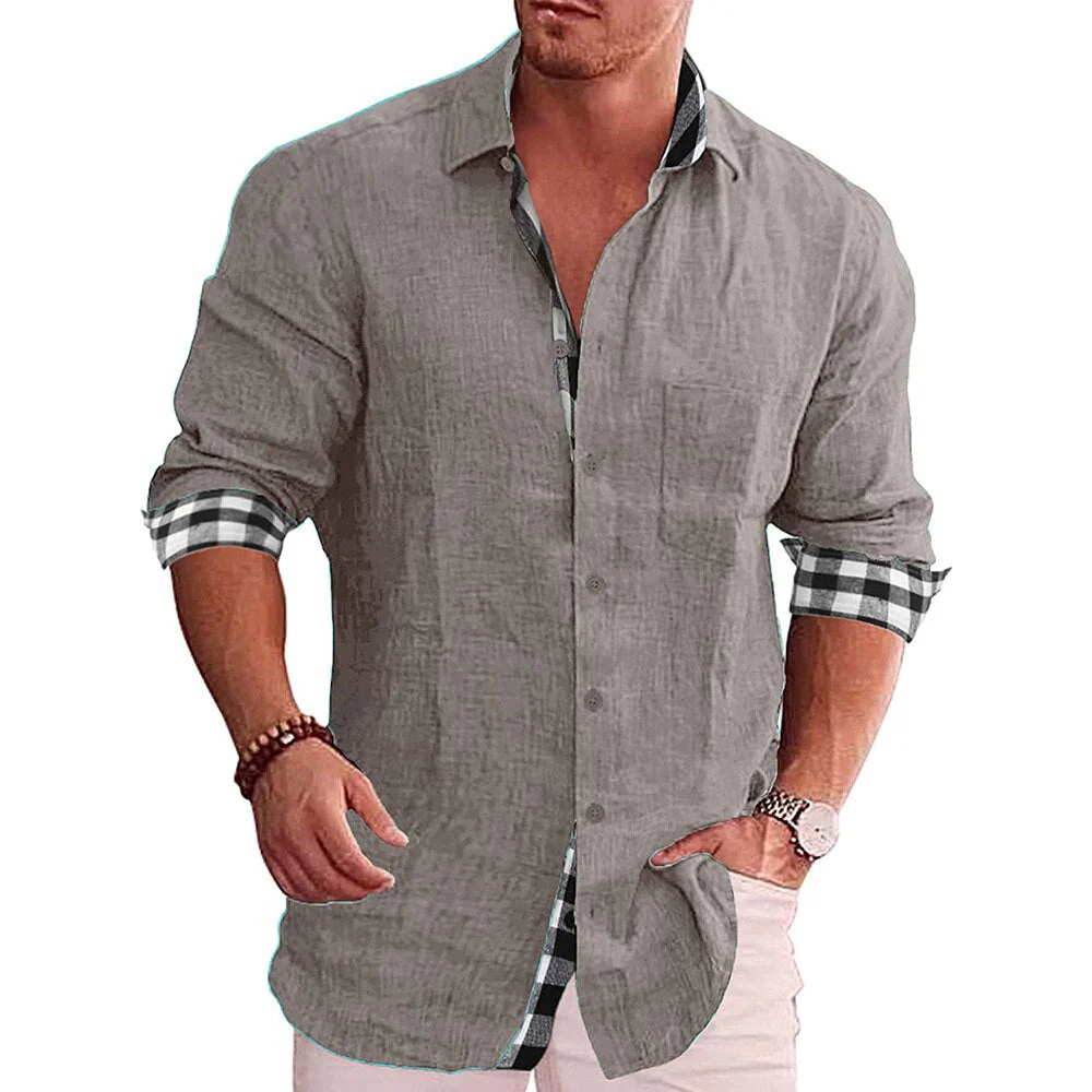 Herren Elegantes Klassisches Hemd | Vielseitig Langarm Hemden - Image 7