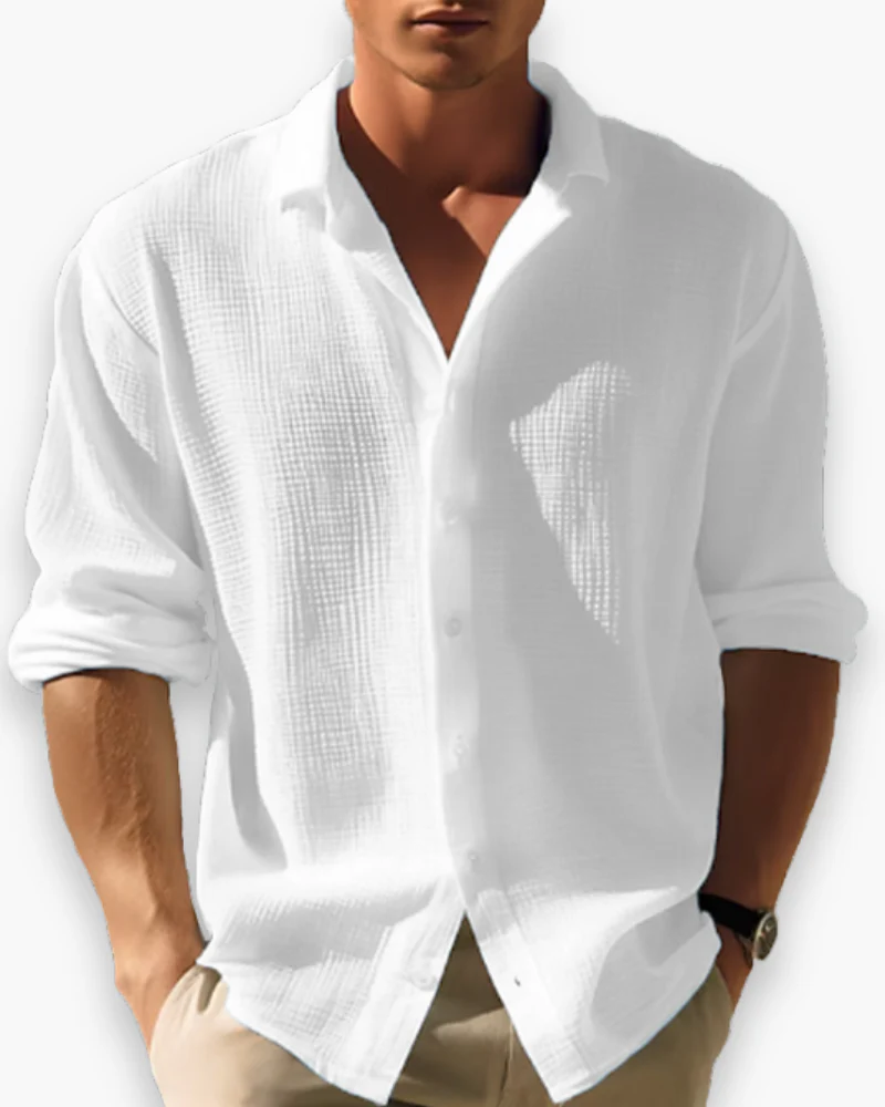 Herren Elegantes Langarm Hemd | Vielseitig - Image 2