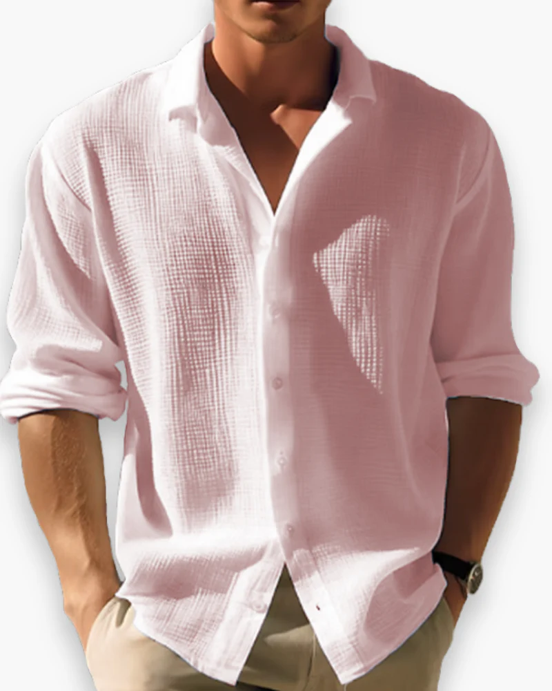 Herren Elegantes Langarm Hemd | Vielseitig - Image 4