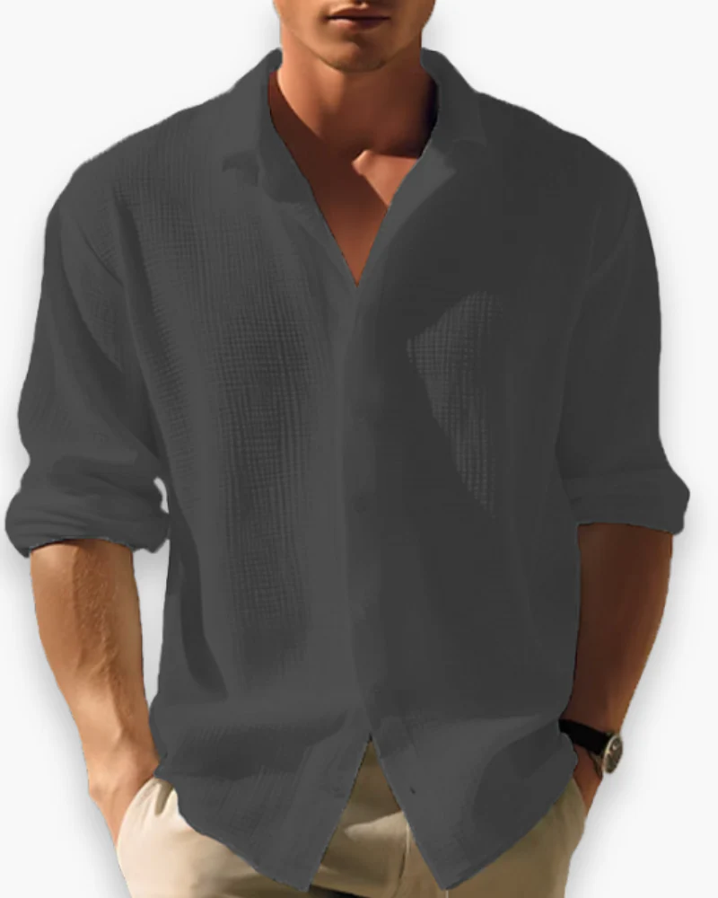 Herren Elegantes Langarm Hemd | Vielseitig - Image 6