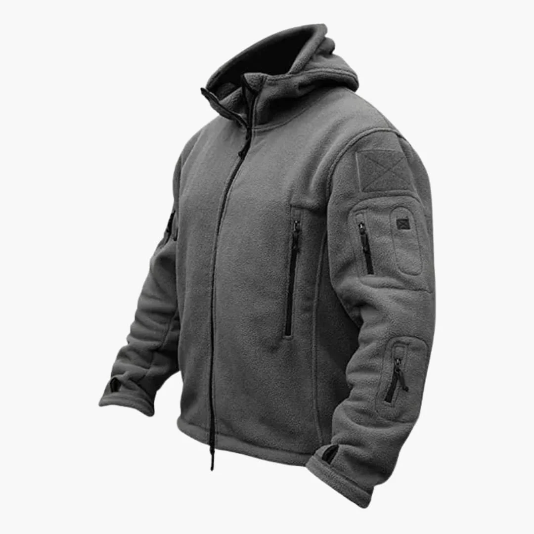 Herren Fleecejacke mit Reißverschlusstaschen - Image 2