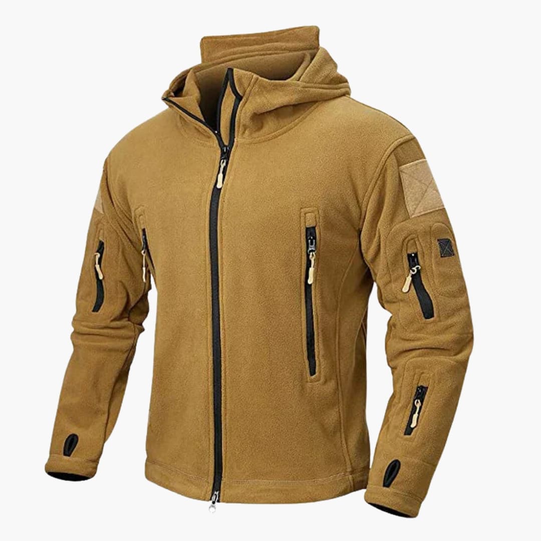 Herren Fleecejacke mit Reißverschlusstaschen - Image 5