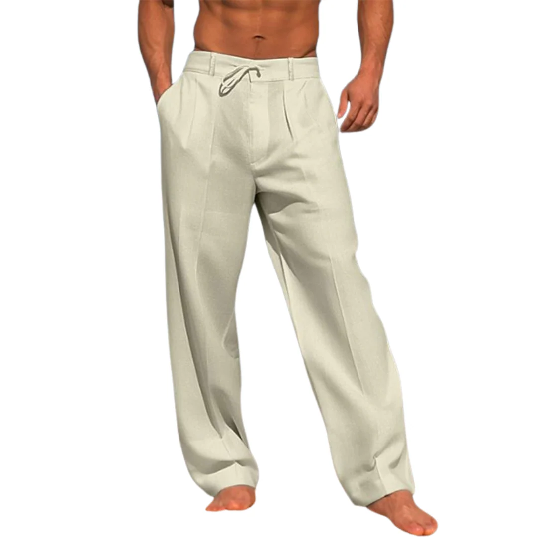 Herren Freizeit-Hose mit Kordelzugbund und Seitentaschen - Image 2