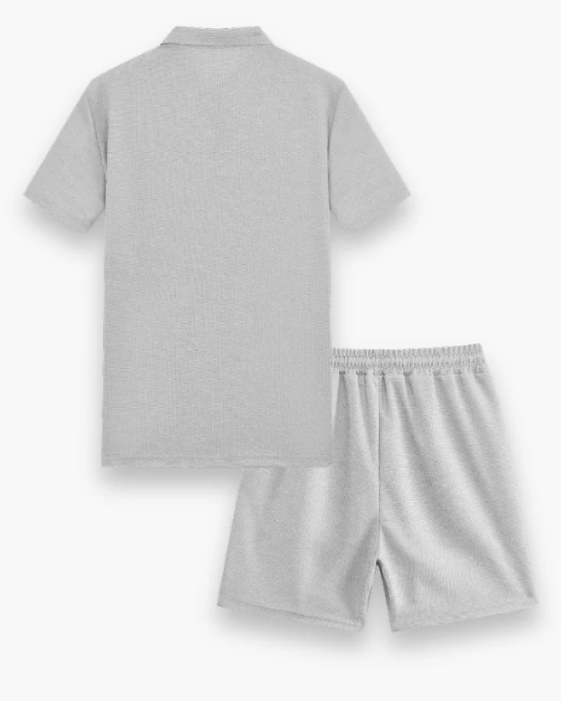 Herren Freizeit Set mit Zipper Polo | Leichtes Sommer Outfit - Image 4