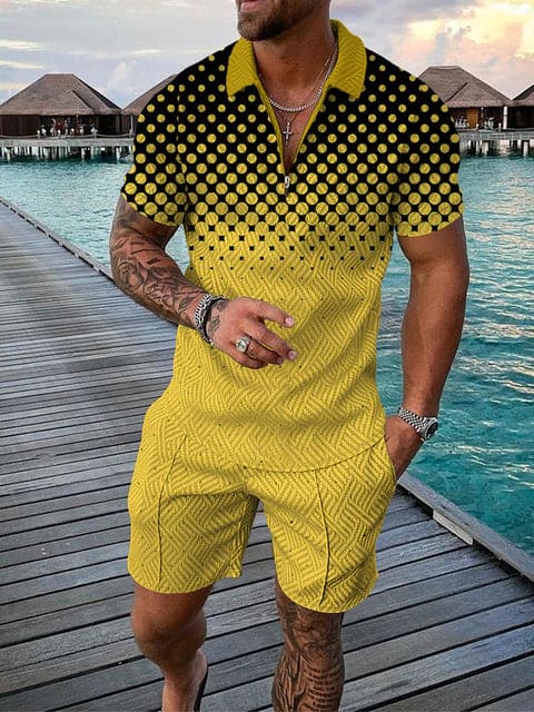 Herren Freizeit-Set | zweiteiliges Outfit mit Aufdruck - Image 10