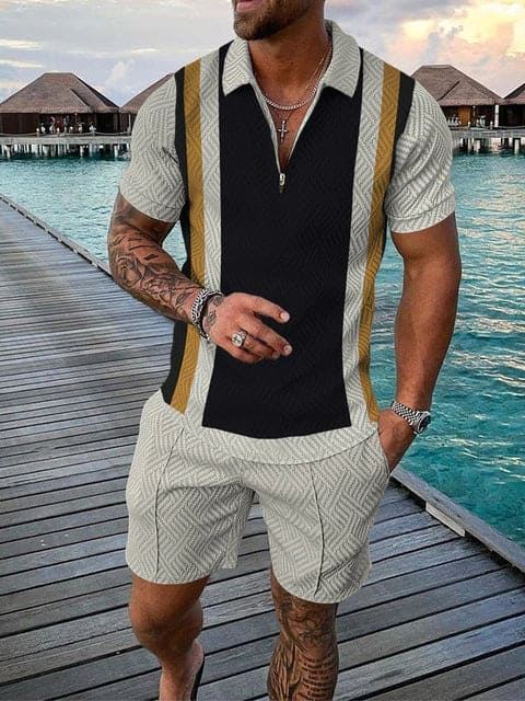 Herren Freizeit-Set | zweiteiliges Outfit mit Aufdruck - Image 11