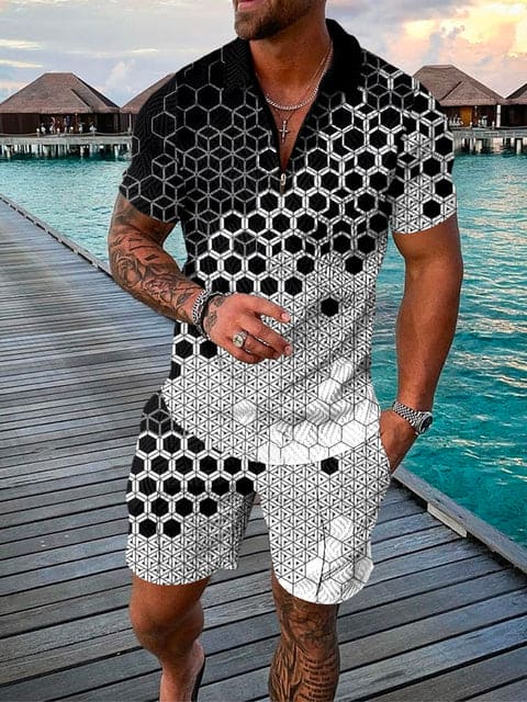 Herren Freizeit-Set | zweiteiliges Outfit mit Aufdruck - Image 14