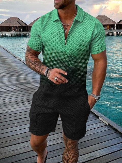 Herren Freizeit-Set | zweiteiliges Outfit mit Aufdruck - Image 8