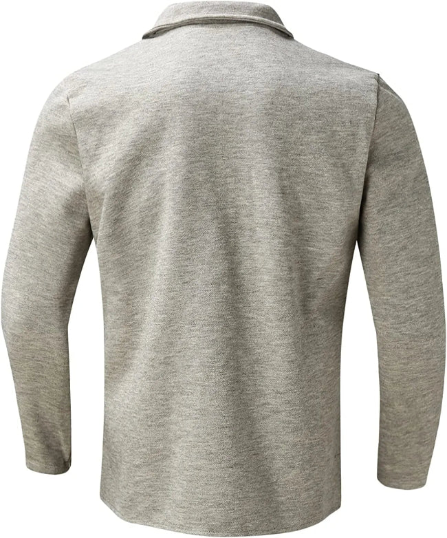 Herren Freizeitblazer mit Frontknöpfen und Aufgesetzten Taschen - Image 2