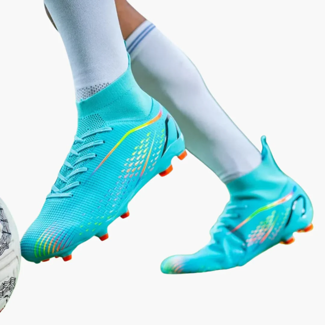 Herren-Fußball schuhe mit Schnürverschluss und Knöchelkragen - Image 2