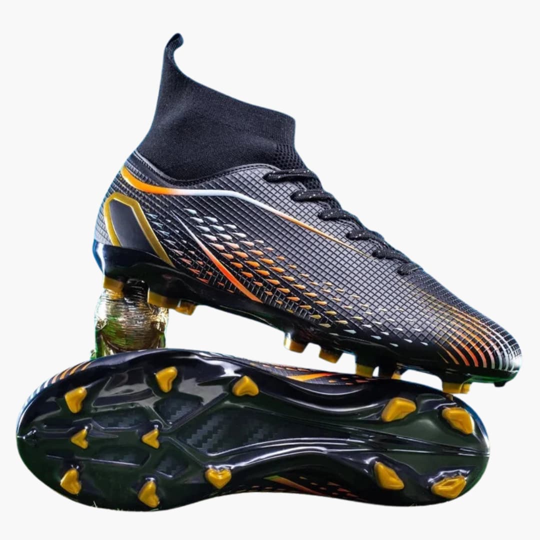 Herren-Fußball schuhe mit Schnürverschluss und Knöchelkragen - Image 5
