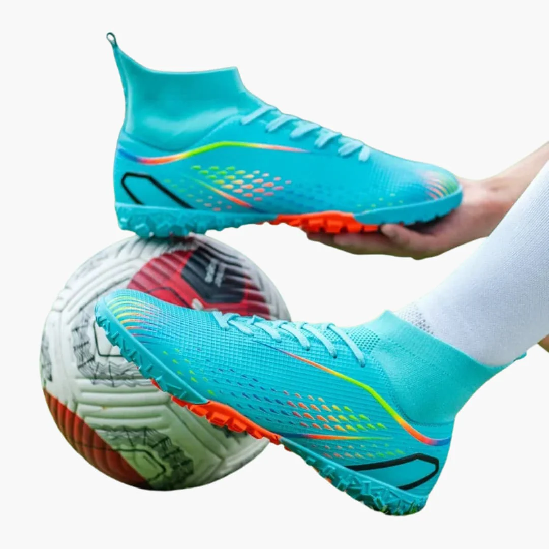 Herren-Fußball schuhe mit Schnürverschluss und Knöchelkragen - Image 9