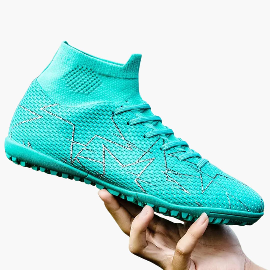 Herren-Fußball schuhe mit Schnürverschluss und strukturierter Sohle - Image 4