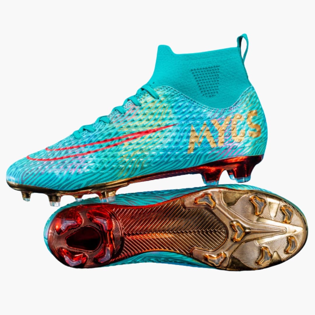 Herren Fußballschuhe mit hohem Schaft und Stollensohle - Image 2