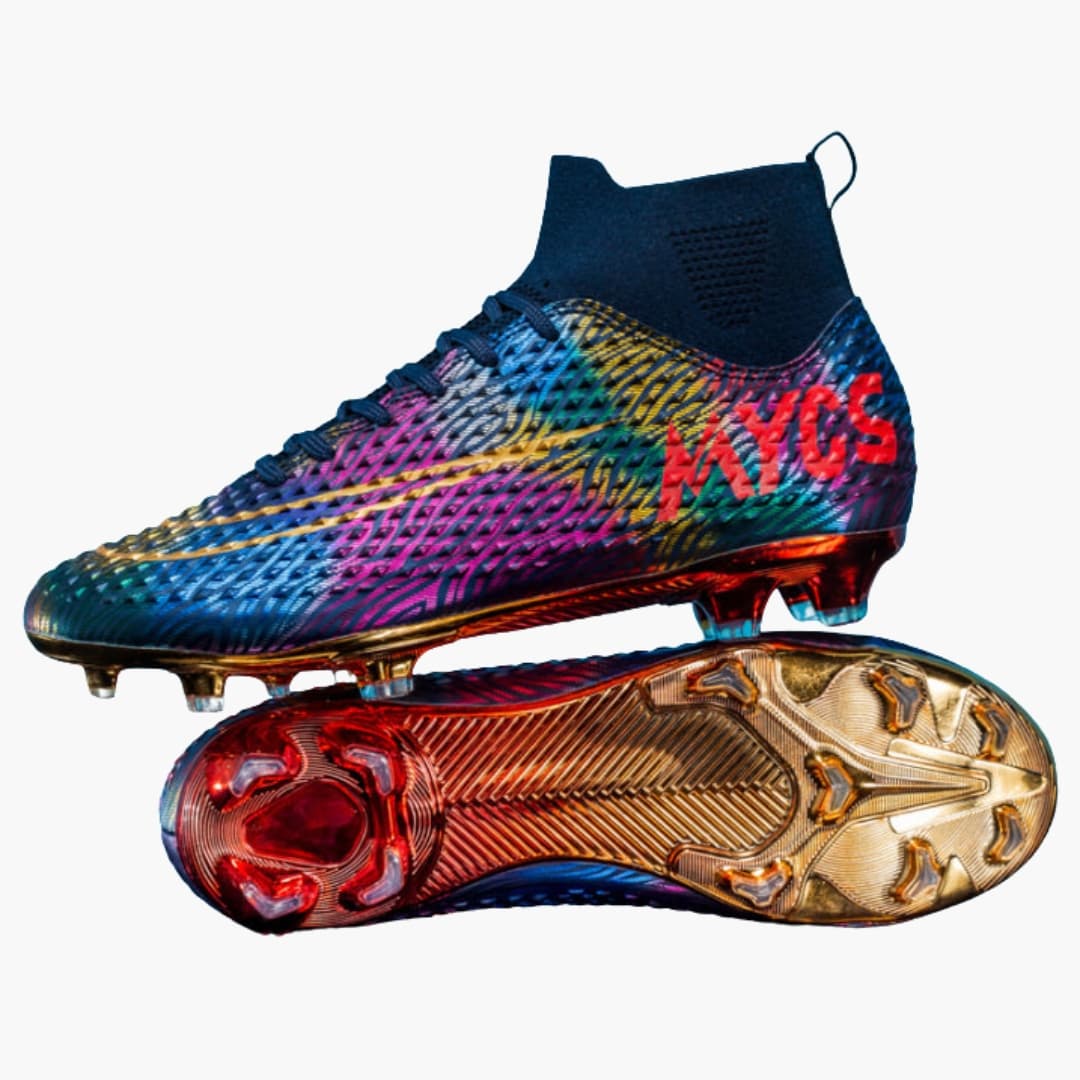 Herren Fußballschuhe mit hohem Schaft und Stollensohle - Image 3