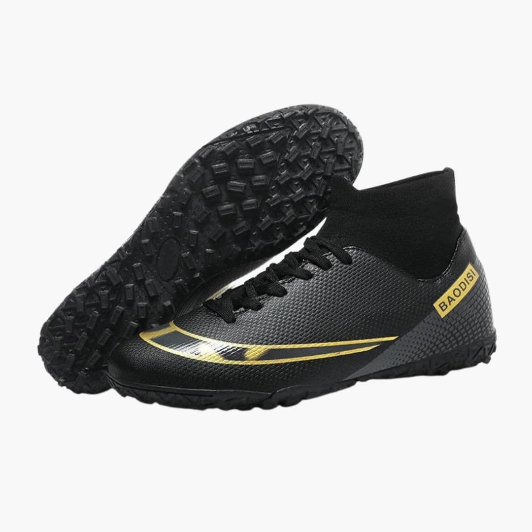 Herren Fußballschuhe mit Schnürung und Stollen Sohle