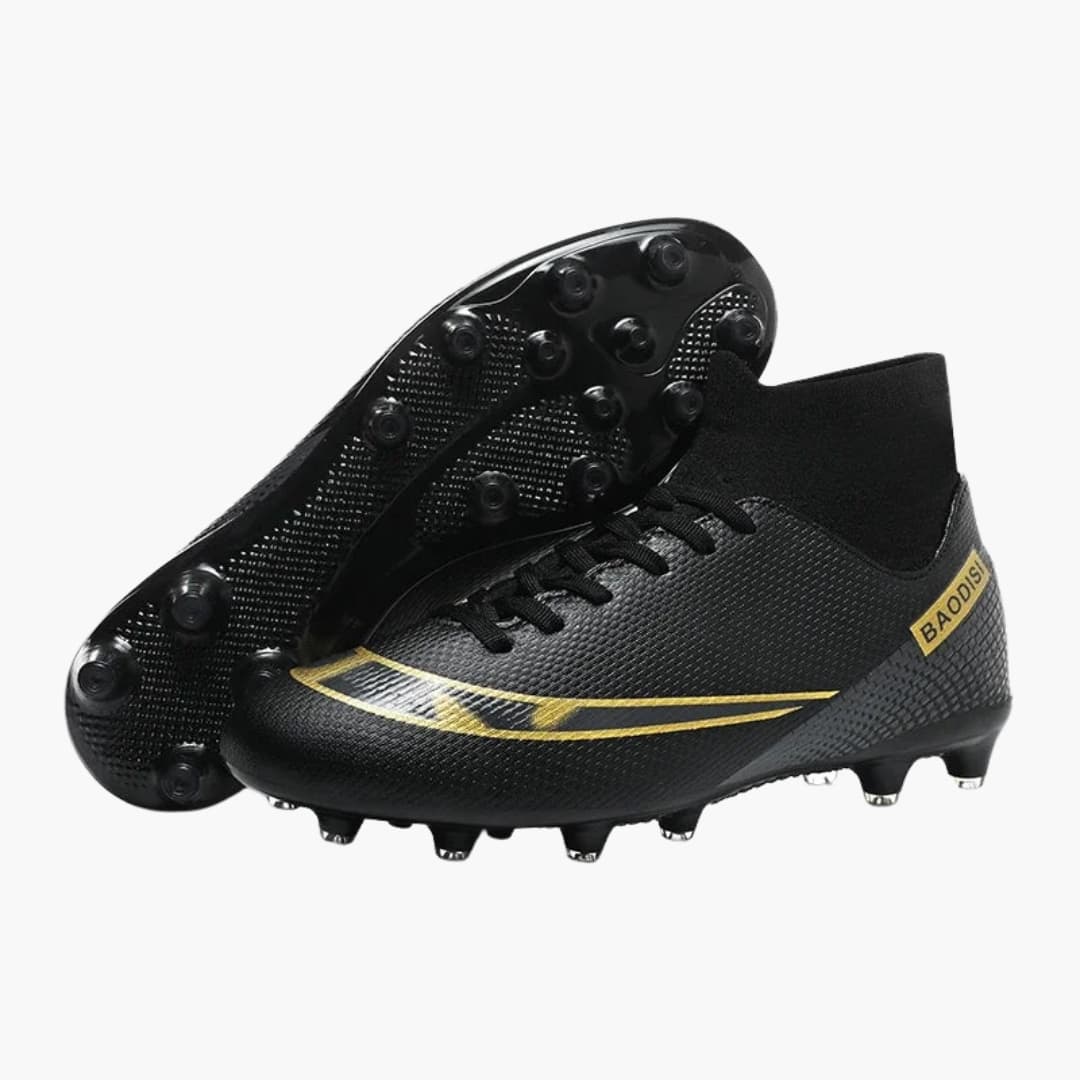 Herren Fußballschuhe mit Schnürung und Stollen Sohle - Image 3