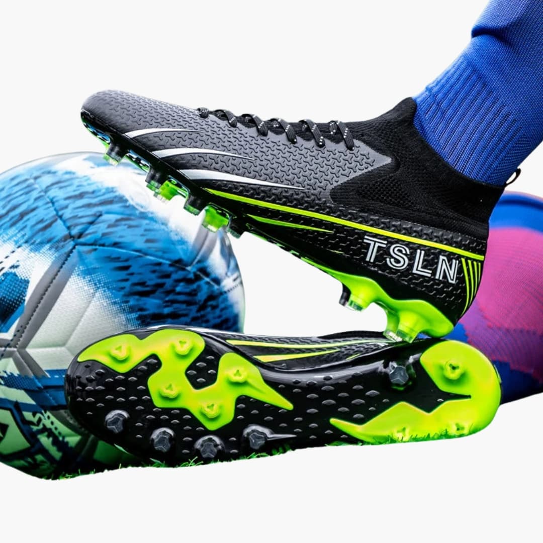 Herren Fußballschuhe mit Schnürung und strukturierter Oberfläche - Image 2
