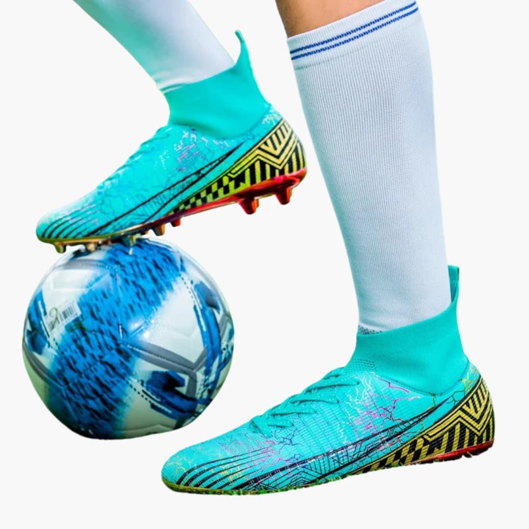 Herren Fußballschuhe mit Struktur-Oberfläche und Schnürung - Image 11