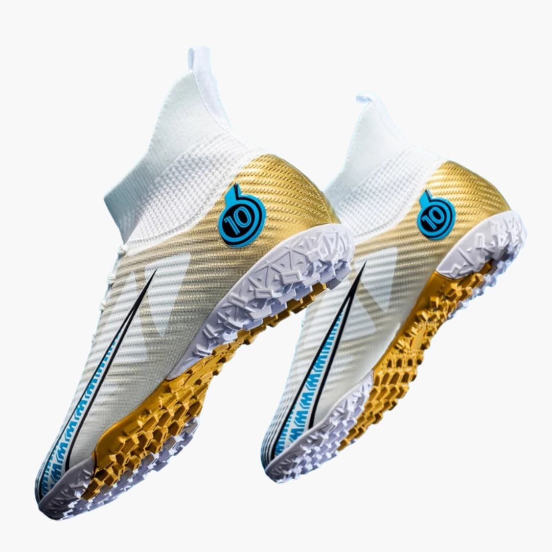 Herren Fußballschuhe mit Struktur-Oberfläche und Schnürung - Image 2