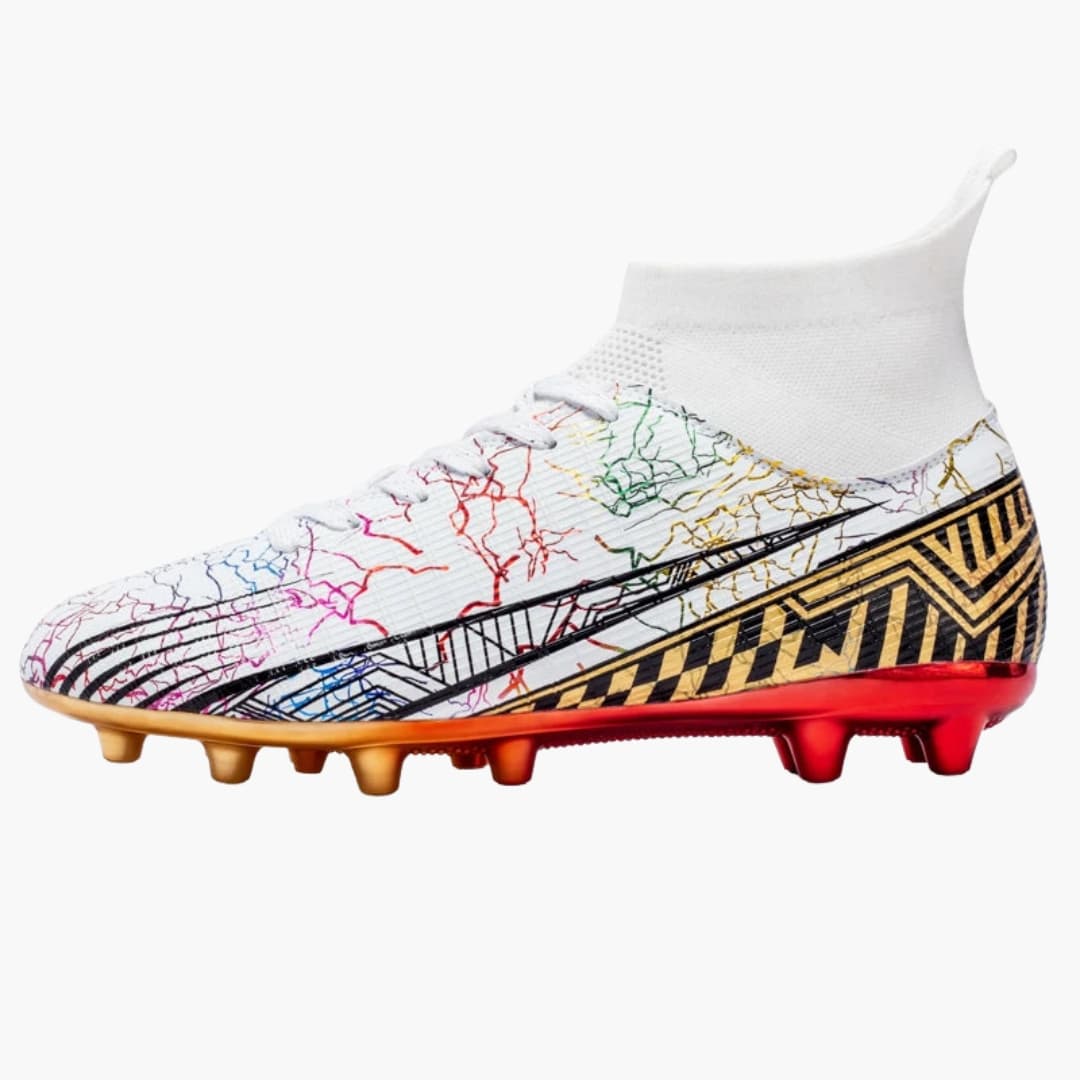 Herren Fußballschuhe mit Struktur-Oberfläche und Schnürung - Image 3