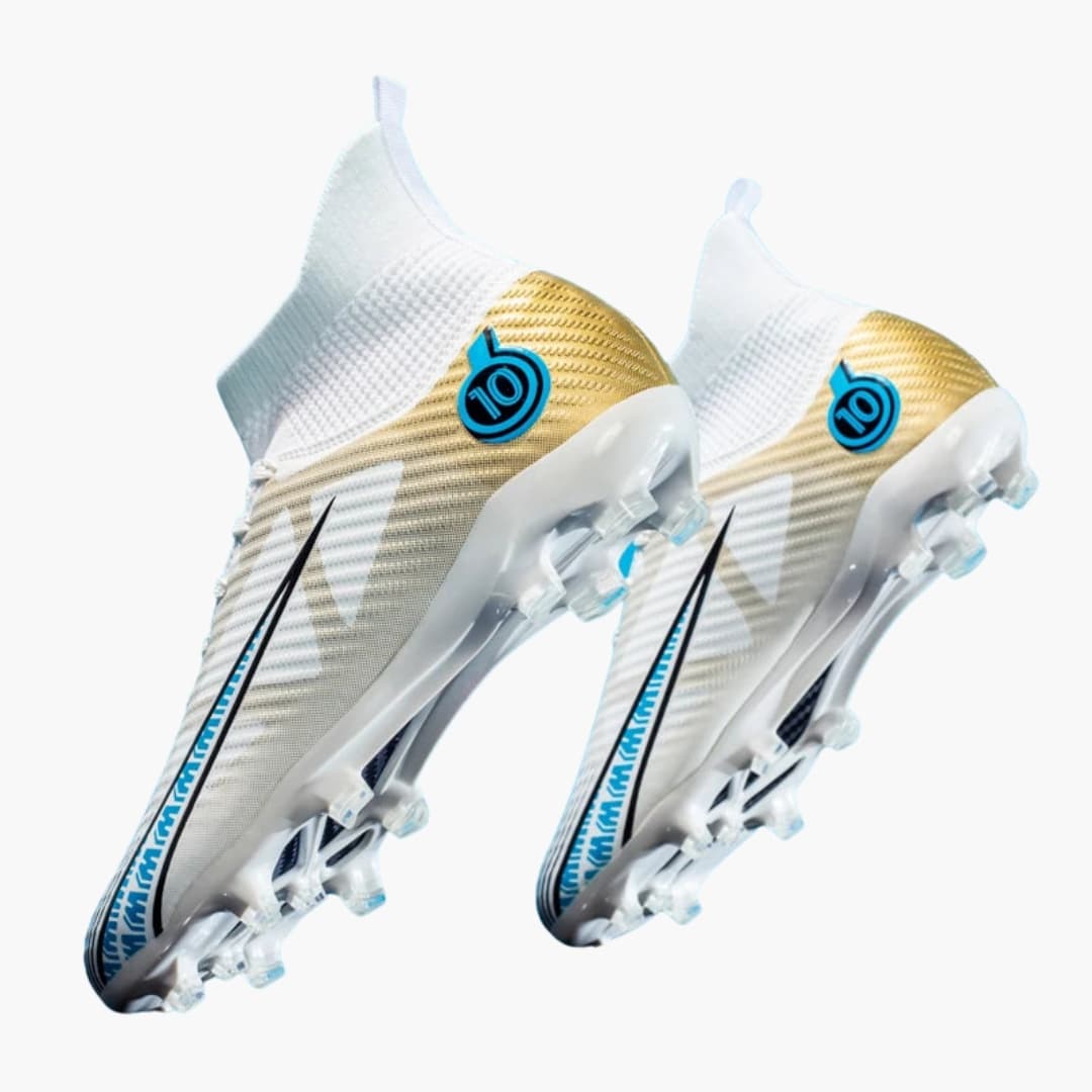 Herren Fußballschuhe mit Struktur-Oberfläche und Schnürung - Image 4