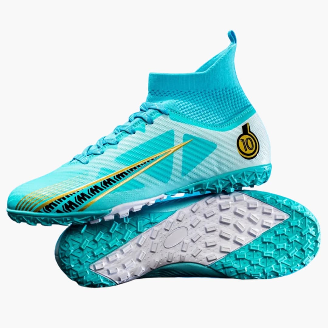Herren Fußballschuhe mit Struktur-Oberfläche und Schnürung - Image 7