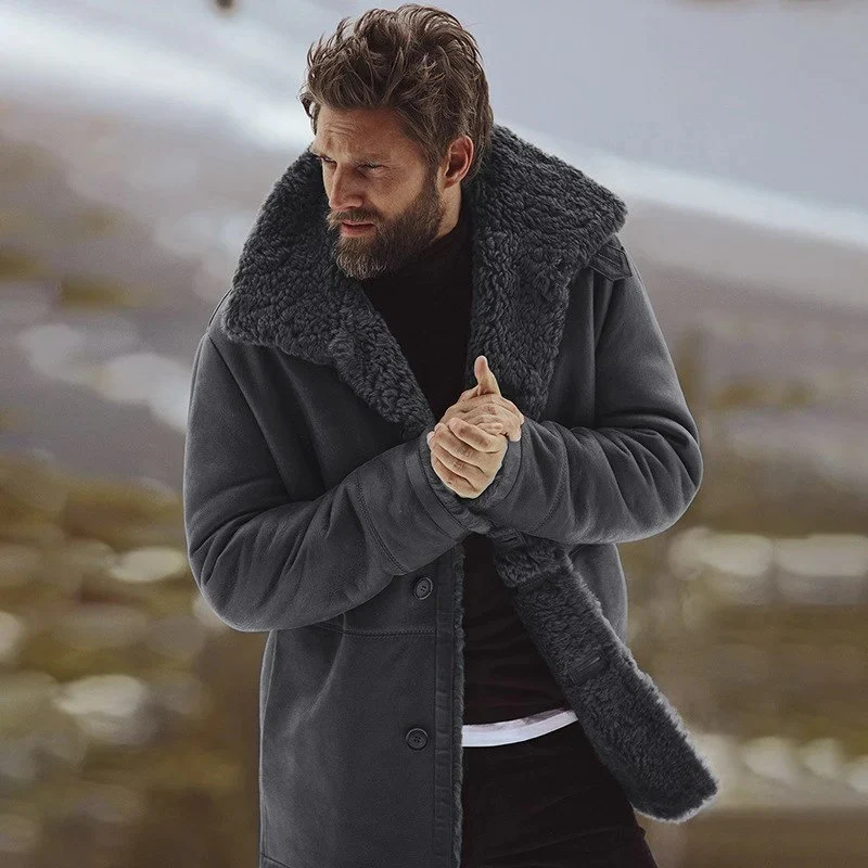 Herren gemütliche warme Vintage-Jacke | Winter - Image 2