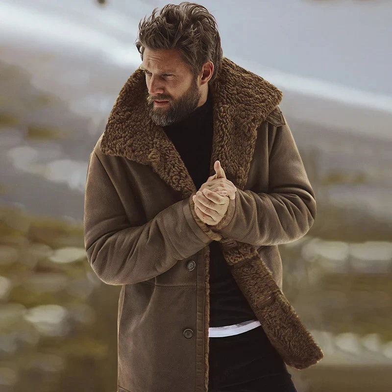 Herren gemütliche warme Vintage-Jacke | Winter - Image 4