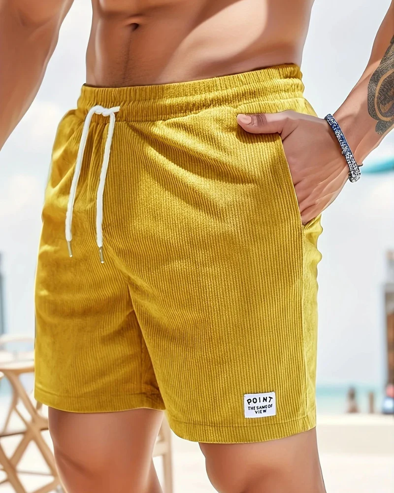 Herren gerippte Sommershorts | kurze - Image 6