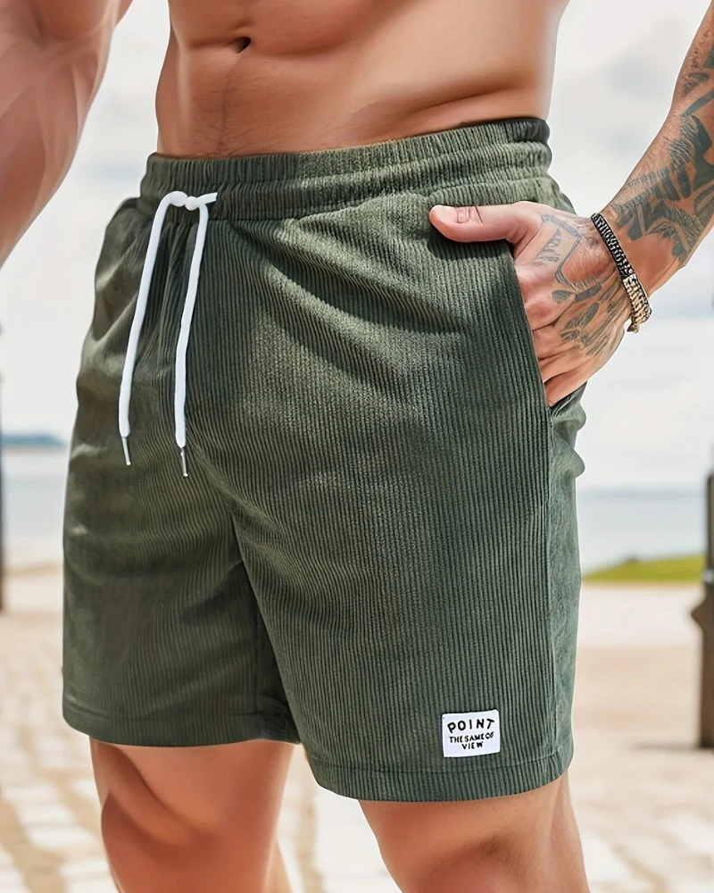 Herren gerippte Sommershorts | kurze - Image 7