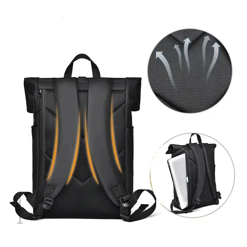 Herren Groß Reise Rucksack | Rolltop - Image 5