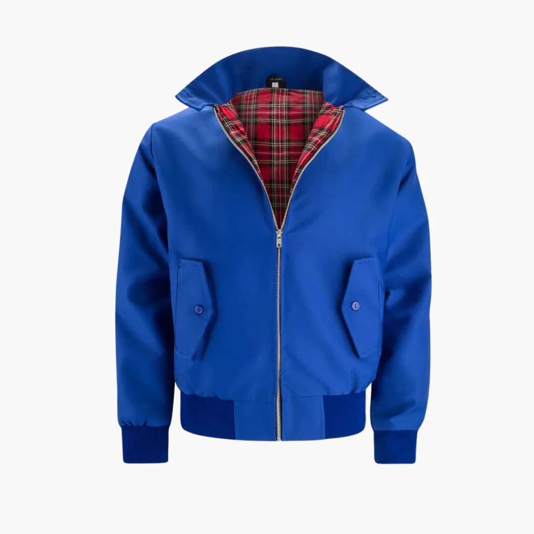 Herren Harrington Bomberjacke mit Tartan Futter - Image 8