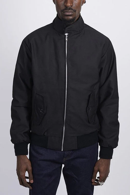 Herren Harrington Jacke mit Schulternähten – Stylische Jacke mit Umschlagkragen und praktischen Fronttaschen - Image 5
