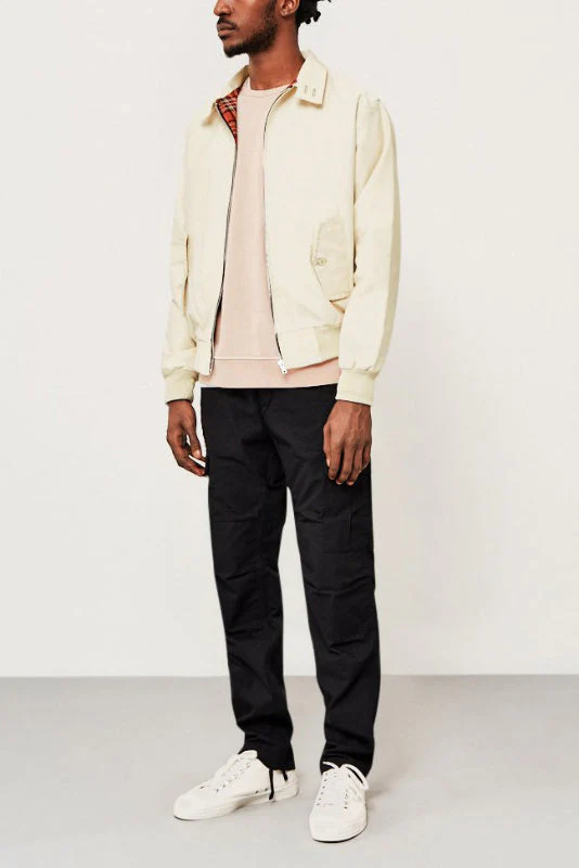 Herren Harrington Jacke mit Schulternähten – Stylische Jacke mit Umschlagkragen und praktischen Fronttaschen - Image 9