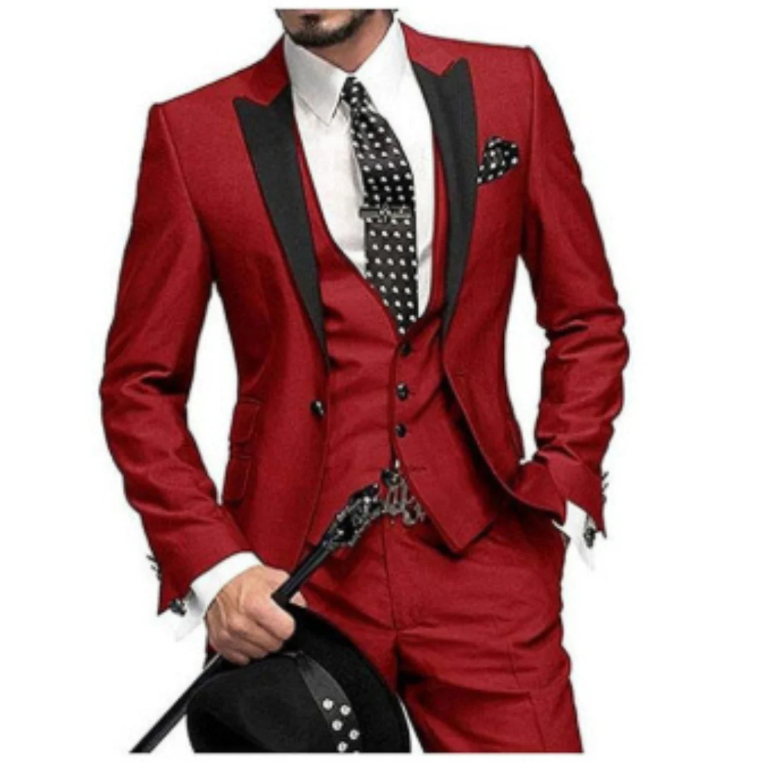 Herren Hochzeitsgast Anzug | Mit Weste - Image 2
