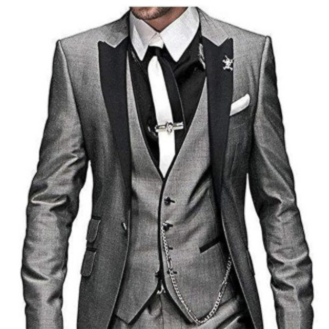 Herren Hochzeitsgast Anzug | Mit Weste - Image 6