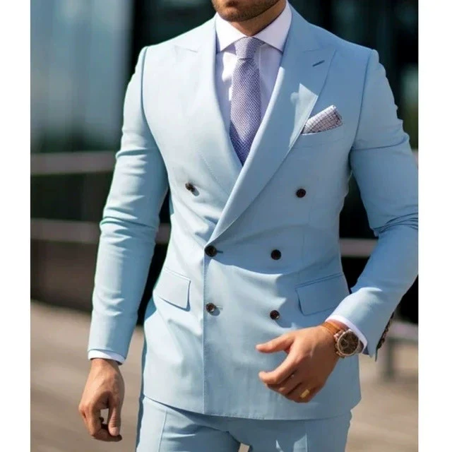 Herren Hochzeitsgast Anzug | Zweireihig mit Sechs Knöpfen - Image 5