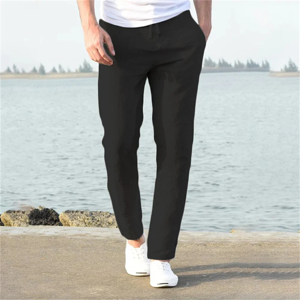Herren Hose | leichte sommerliche Form mit weitem Bein - Image 3
