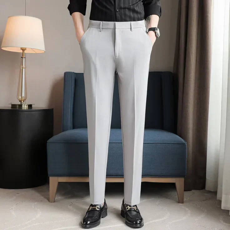 Herren-Hose mit formbetonter passform | geradliniger stil - Image 4