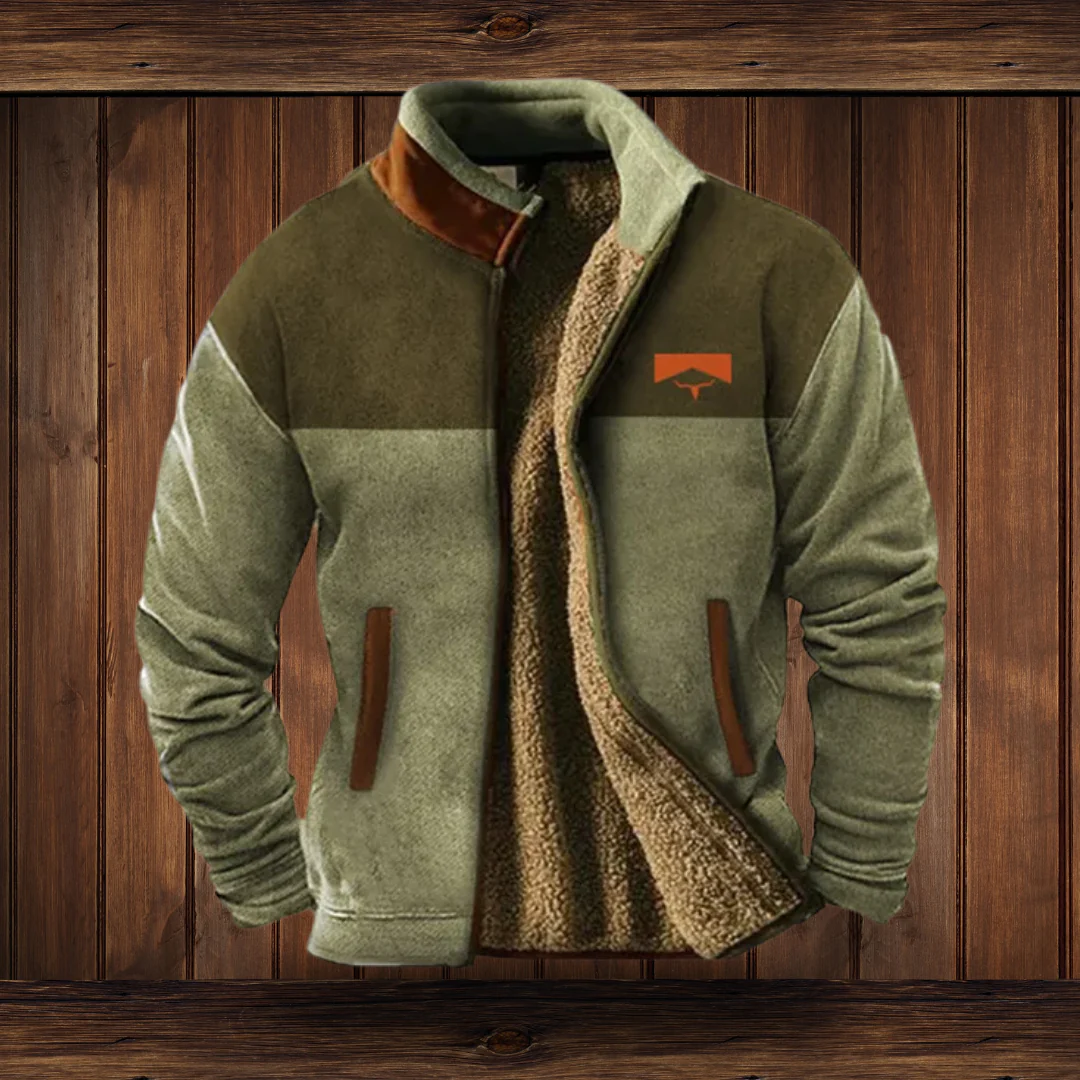Herren Jacke | Durchgehender Reißverschluss mit Umlegekragen - Image 3