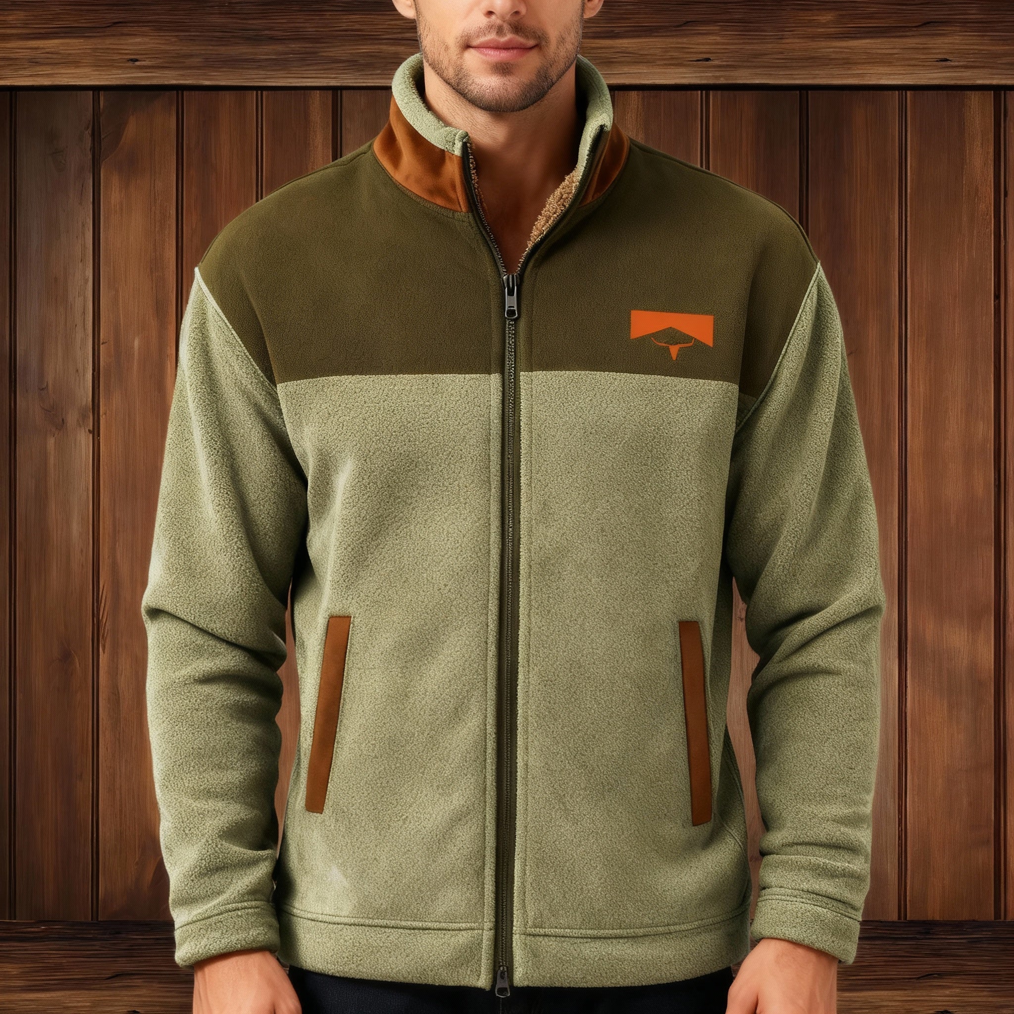 Herren Jacke | Durchgehender Reißverschluss mit Umlegekragen - Image 5