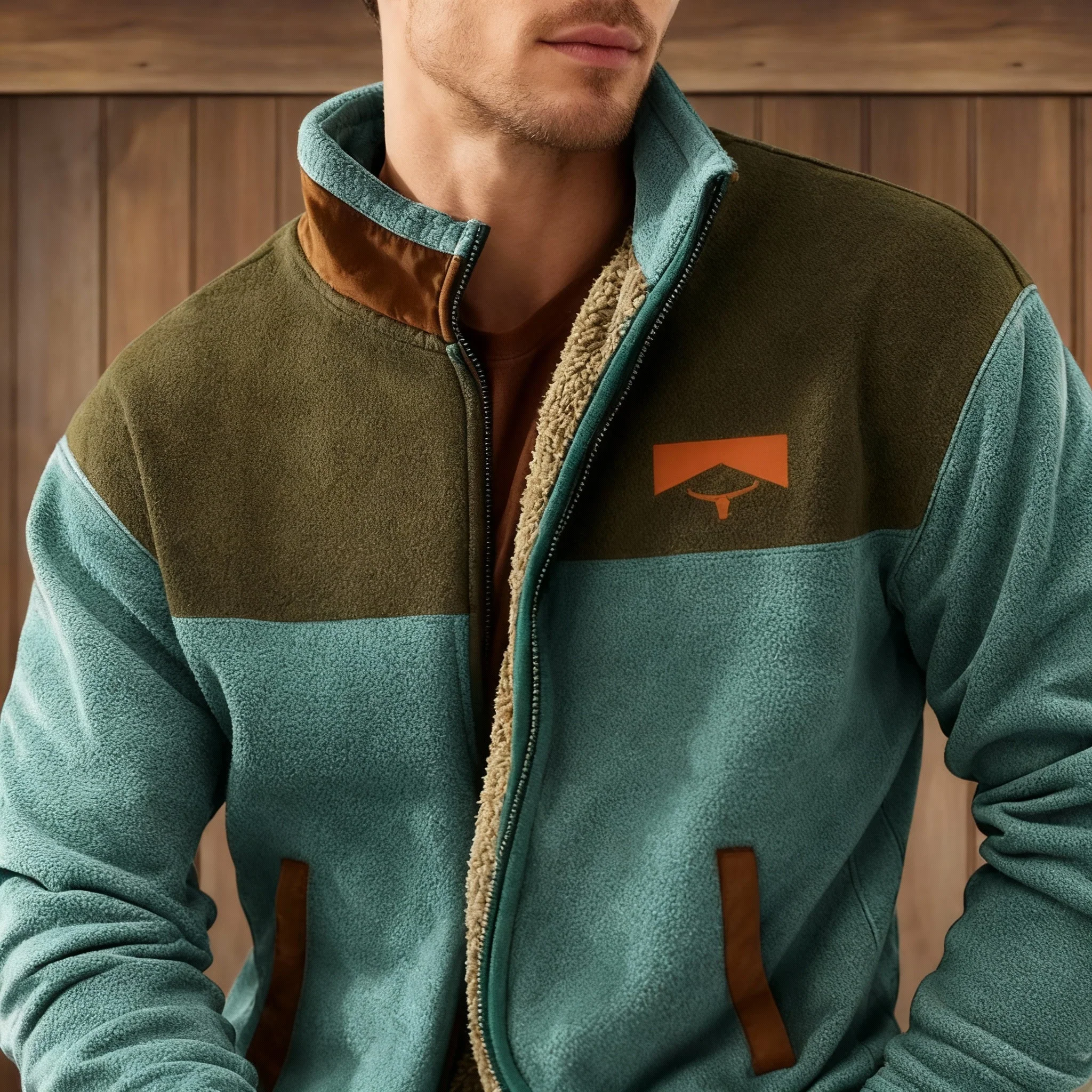 Herren Jacke | Durchgehender Reißverschluss mit Umlegekragen - Image 7
