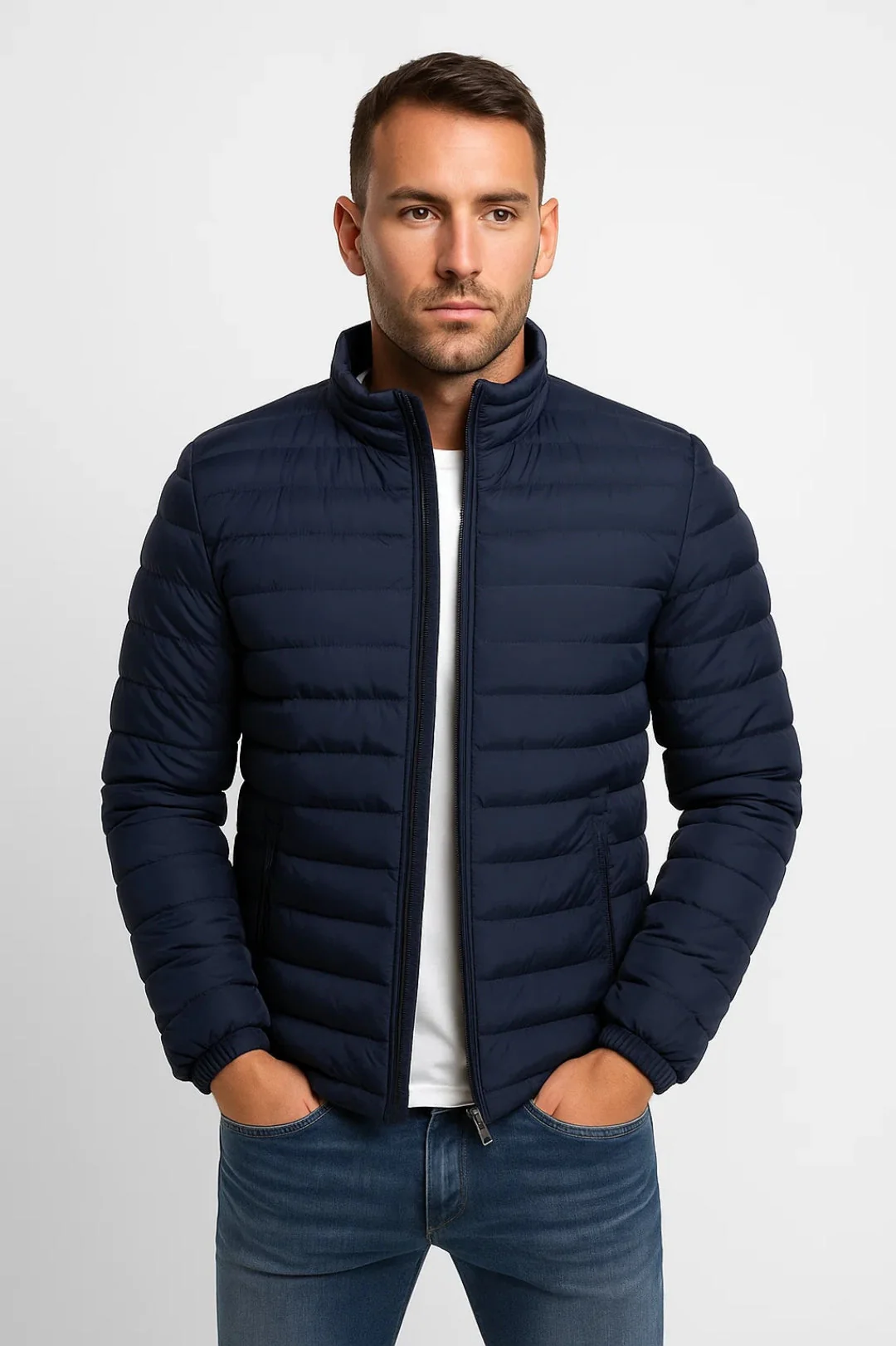 Herren Jacke | gesteppte leichte Form mit durchgehendem Verschluss - Image 3